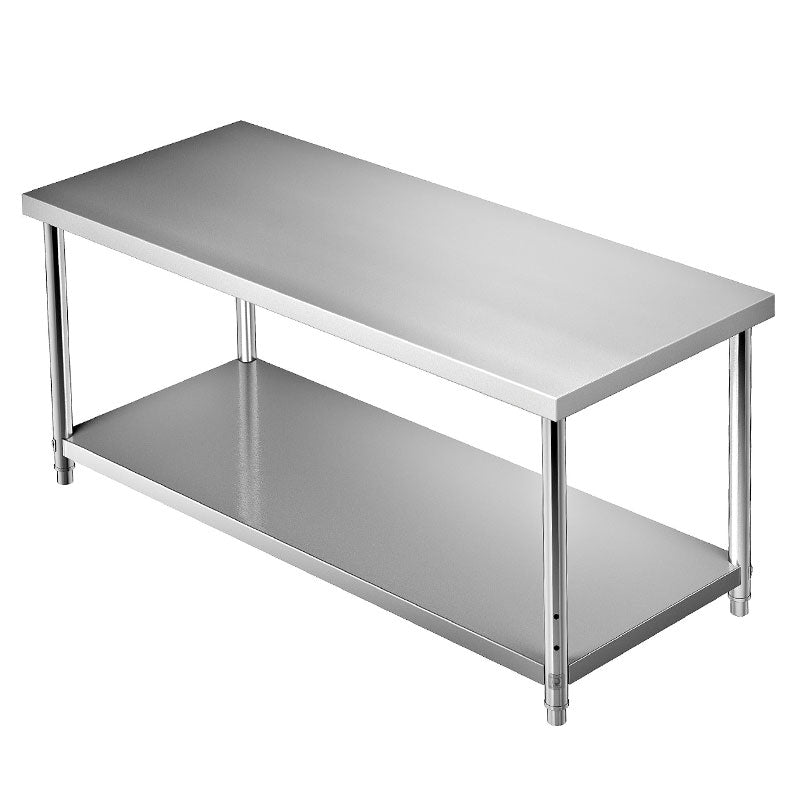 Stainless steel workbench, Kitchen special household commercial table, Rectangular workbench, Cutting table, Countertop