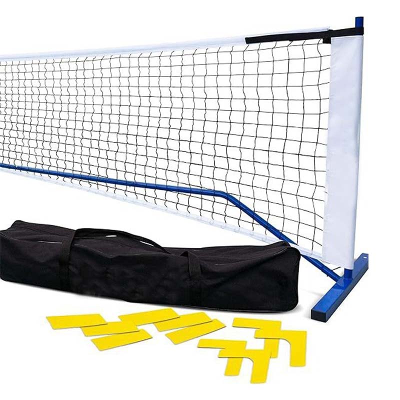 Portable Pickleball Net System,22FT USAPA Regulation Size Pickle Ball Net System with Storage Bag for Indoor Outdoor Game
