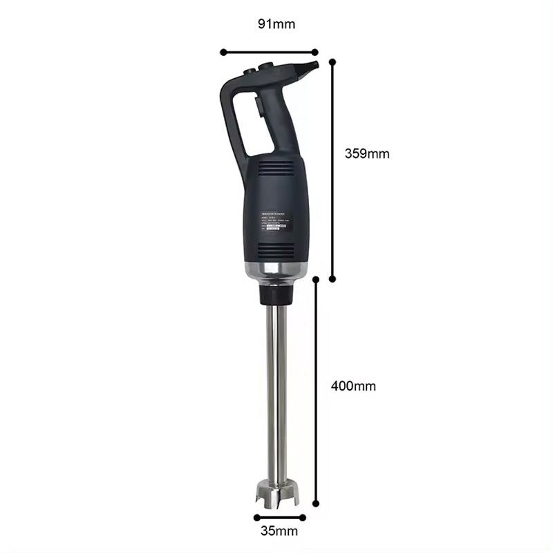 750W 16Inch Commercial Immersion Blender Variable Speed Stick Mixer for Restaurant