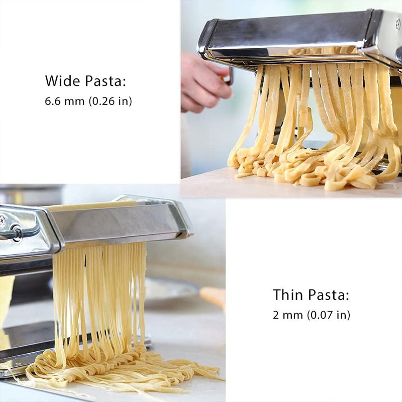 Pasta Machine Noodles Maker 9 Adjustable Thickness Settings Pasta Maker