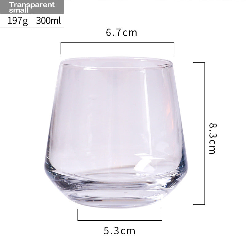 Gold Rim Spirits Shot Glass Multifunctional Crystal Class Cup Beer Whiskey Vodka Milk Juice Glass