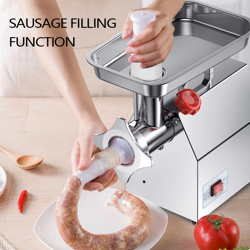Electric Meat Grinder Commercial Stainless Steel Sausage Machine Meat Mincer