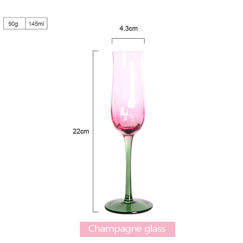 Tulip Wine Stemware Crystal Red Wine Glasses Elegant Long Stemware Red Wine or White Wine Glassware