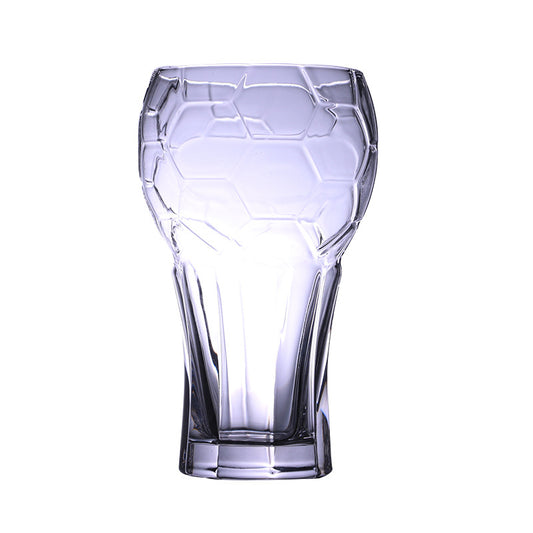 535ml Transparent Beer Mug Large Capacity Cold Drink Glass Bar Restaurant Beer Glass