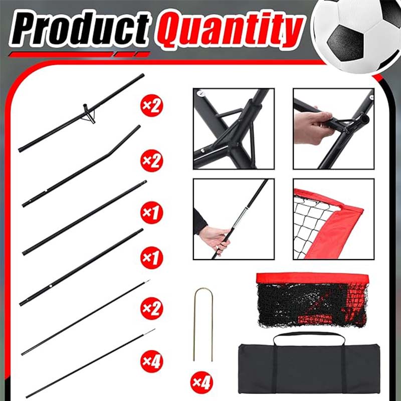 12x9 ft Ball Sports Barrier Netting, Portable Practice Equipment with Carry Bag, Protection Screen for Baseball Softball Lacrosse Soccer Hockey Training