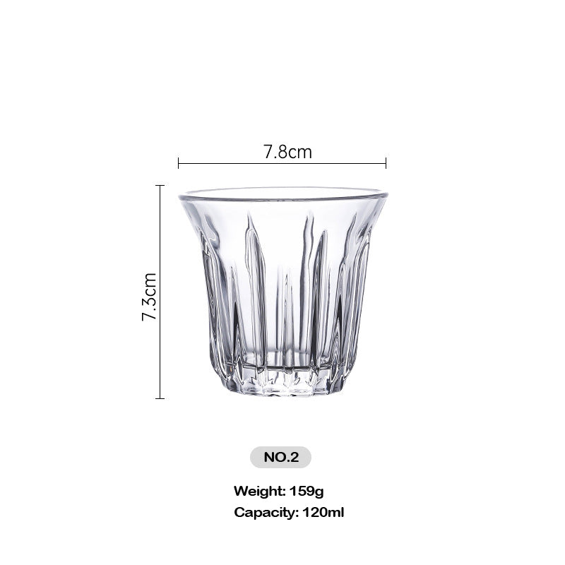 Coffee Cup High Temperature Resistance Anti-Scalding Transparent Coffee Glass
