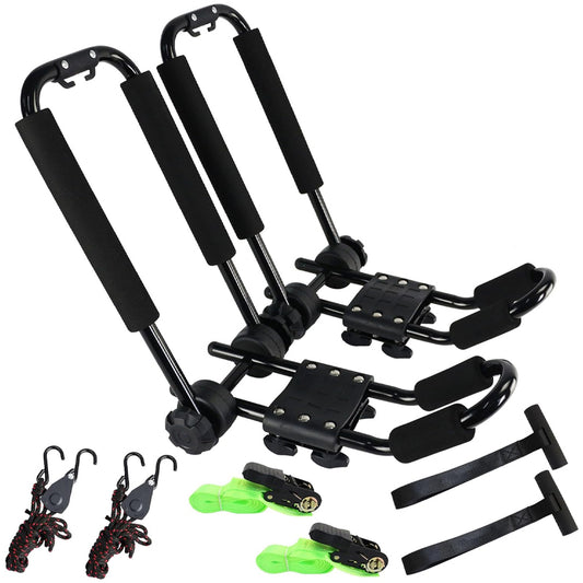 Kayak Roof Rack J-Bar Rack for Kayak Surf Board Canoe SUP Ski Board Folding Kayak Roof Rack