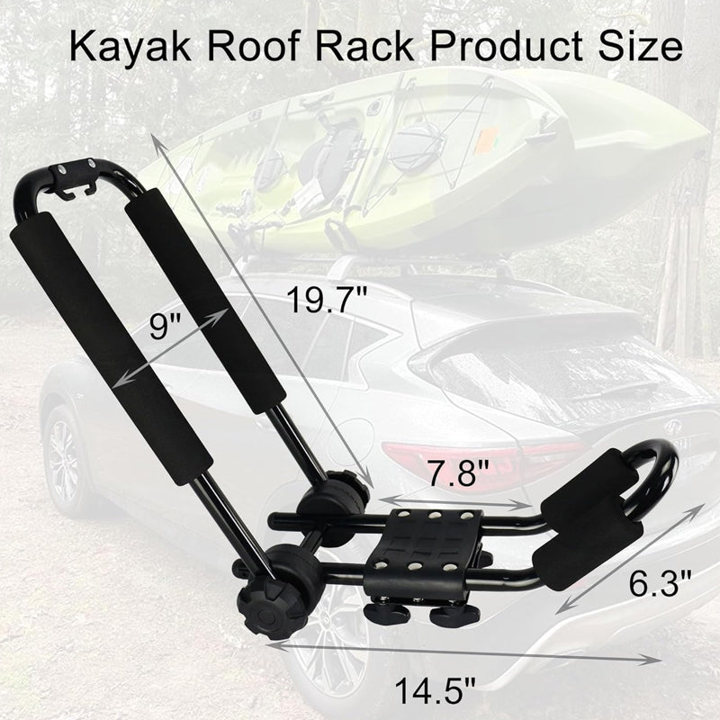 Kayak Roof Rack J-Bar Rack for Kayak Surf Board Canoe SUP Ski Board Folding Kayak Roof Rack