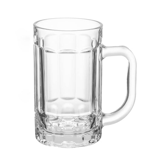 410ml Heavy Beer Mug Large Beer Glasses with Handle Glass Steins Classic Beer Mug