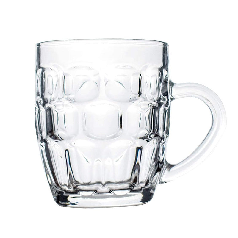 560ml Beer Mug With Handle Lead Free Glass Large Beer Glass For Bar Alcohol Beverages