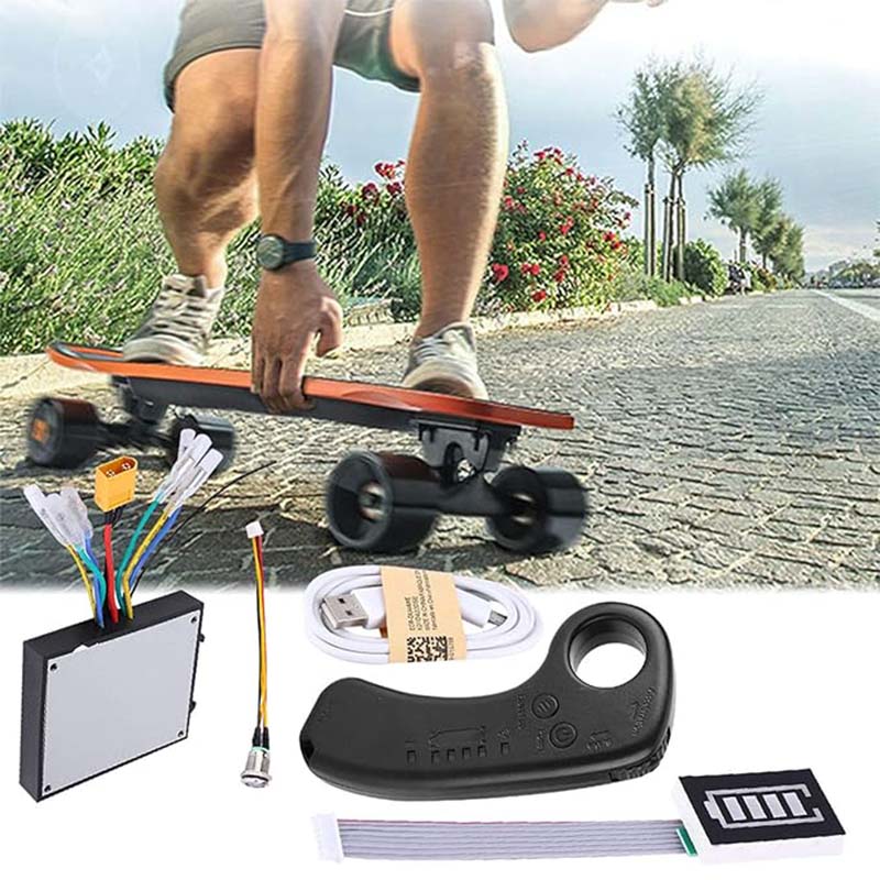 Electric skateboard four-wheel remote control double-climbing double-drive, adult beginner skateboard