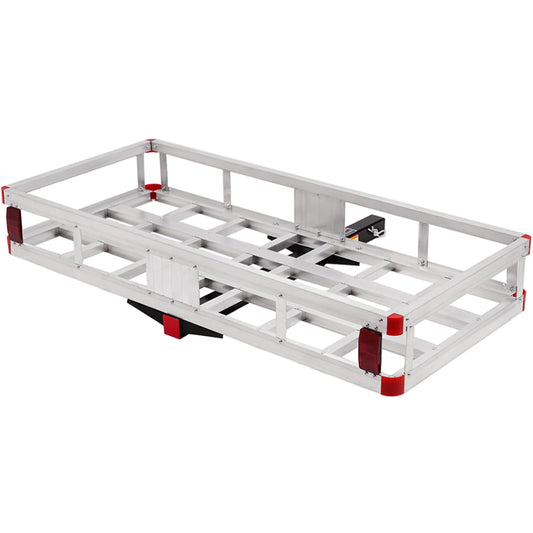 49.4" × 22.4" × 7.1" Hitch Cargo Carrier 500lbs Loading Capacity Luggage Carrier Fits 2" Hitch Receiver