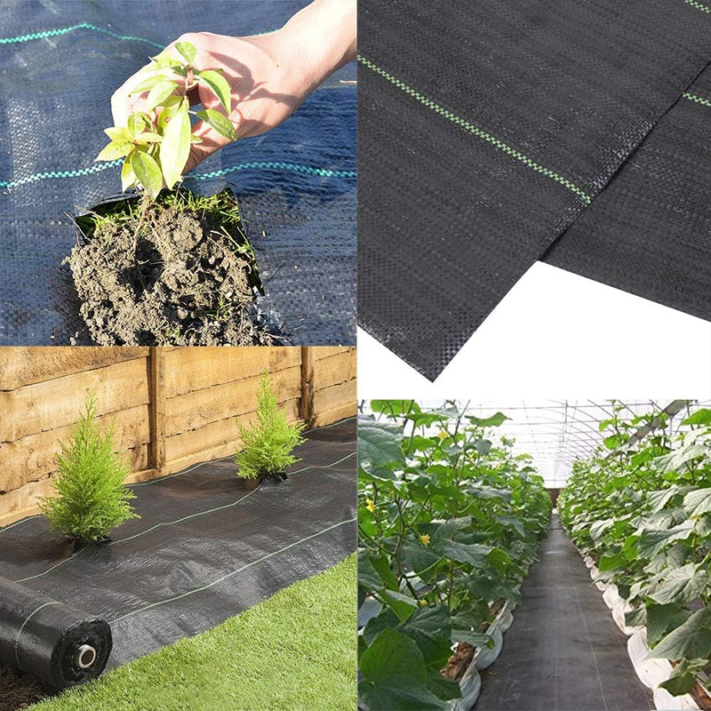 3FT × 100FT Weed Barrier Landscape Fabric PP Weed Control Fabric for Outdoor Gardens