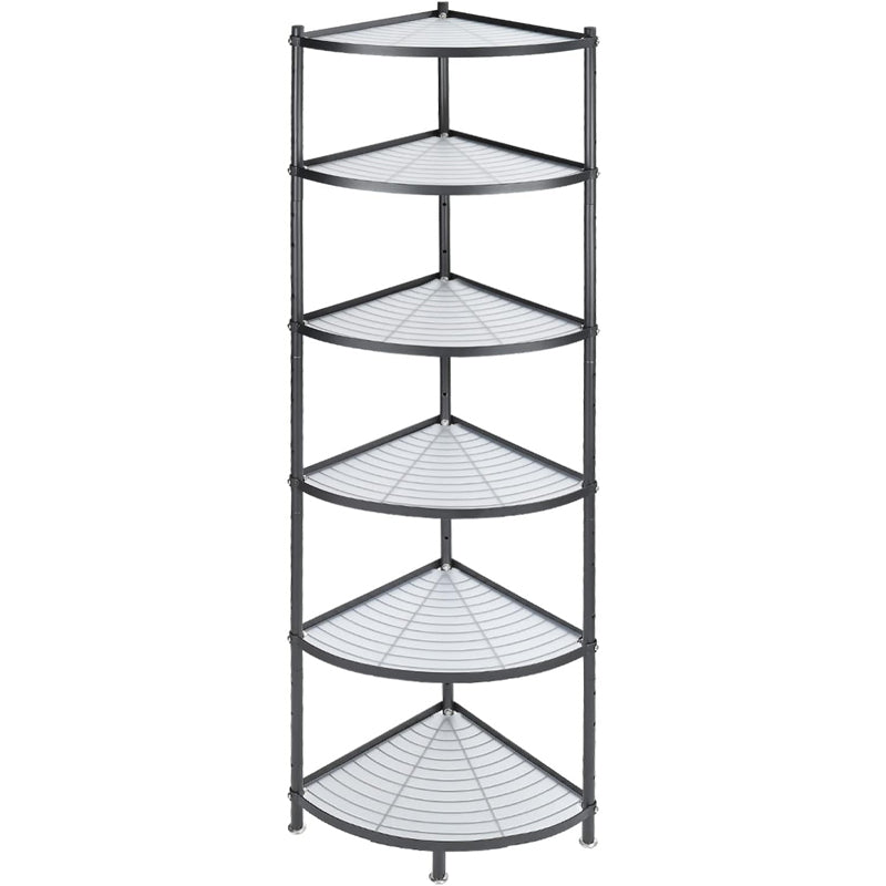 6-Tier Kitchen Cookware Stand Multi-layer Pot Rack Carbon Storage Organizer for Pans Pots and Kettles
