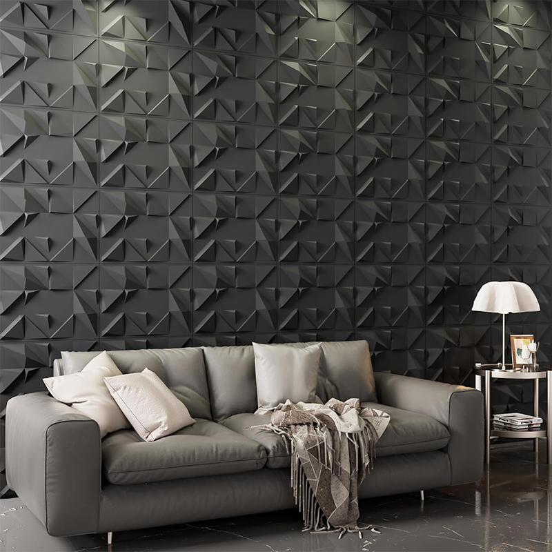 15.7" x 11.8" 3D Wall Panels, 24 Pieces Modern Interior Decorative Wall Panels Geometric Texture Wall Tiles for Living Room Hotel Office 31 Square Feet