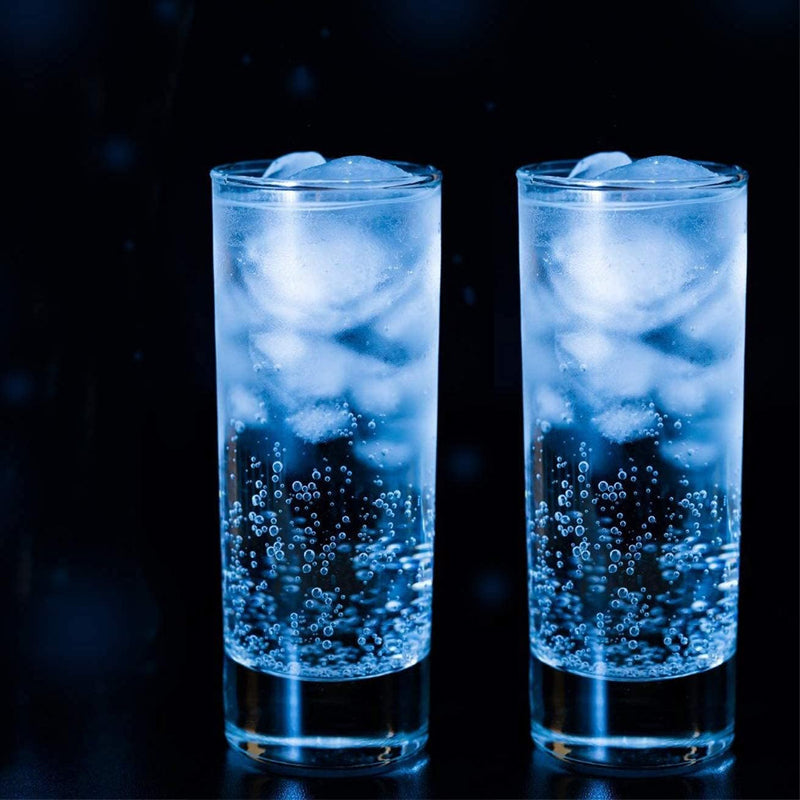 60ml/2oz Cylinder Spirits Shot Glass Lead Free Liquors Shot Glass Break-Resistant Leak-Proof