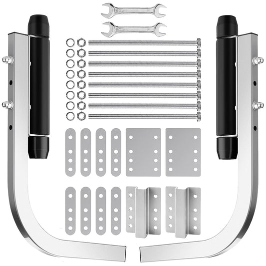 Boat Trailer Guide ons Heavy-Duty Roller Guide-On System Steel Trailer Guides with Mounting Accessories