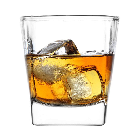 240ml/8oz Square Whiskey Glass Premium Quality Spirits Shot Glass Crystal Drinking Glass