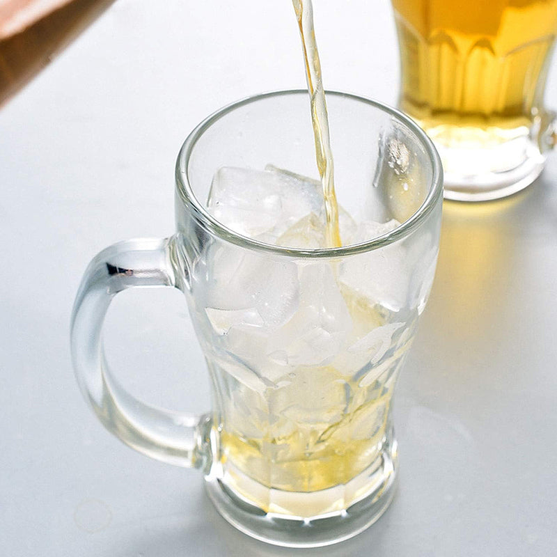 520ml/18oz Beer Mug Lead Free Glass Pub Beer Cup Drinking Glass Coke Cola Juice Glass