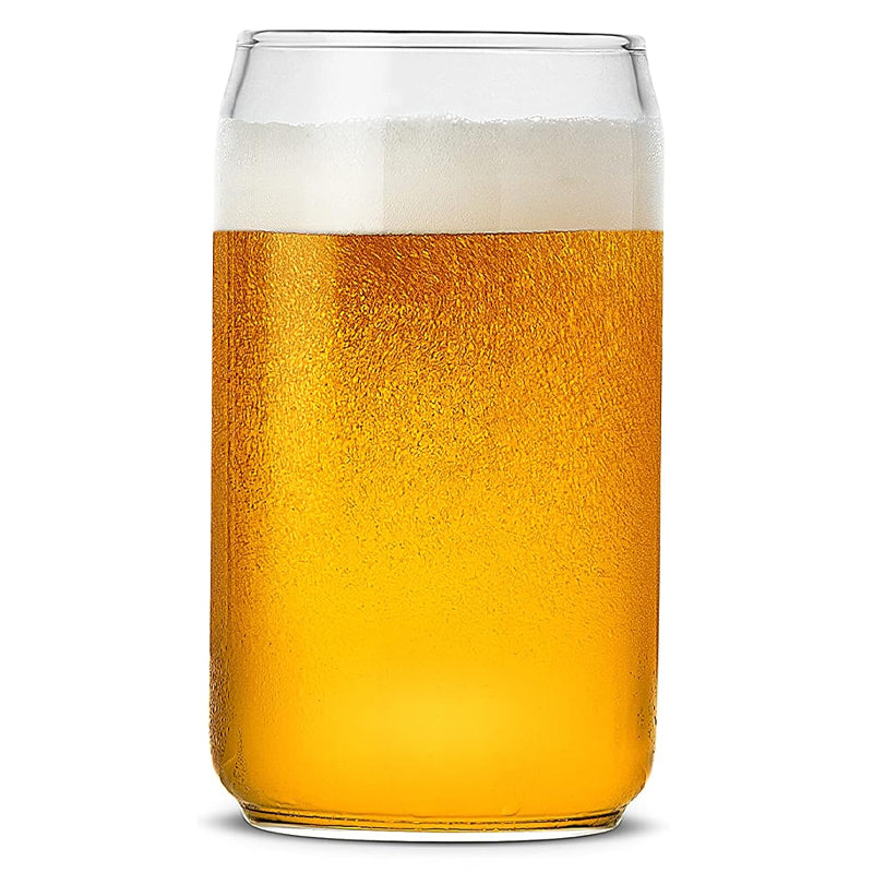 20oz Can Shaped Beer Glass 600ml Craft Drinking Glass Large Beer Glass for Any Drink