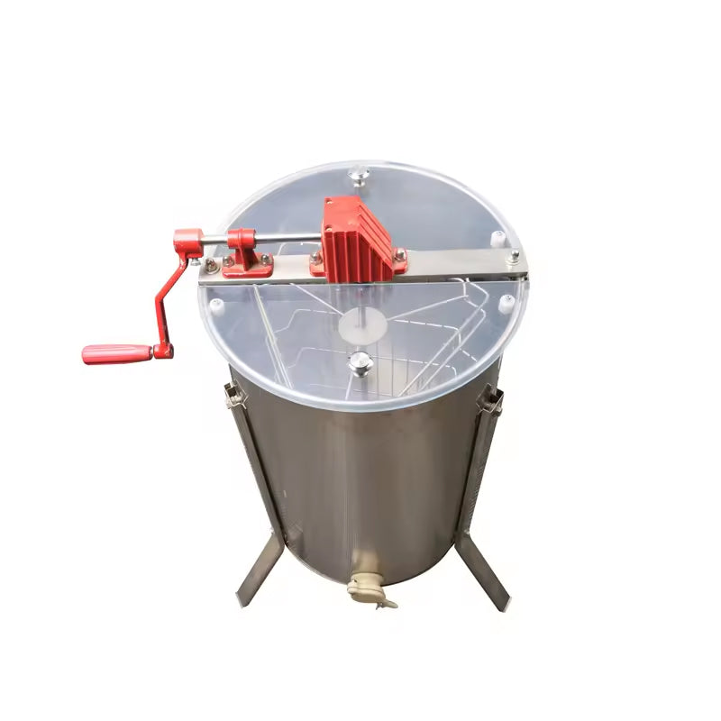 3 Frames Manual Honey Extractor Stainless Steel Honey Spinner Extractor Beekeeping Extraction