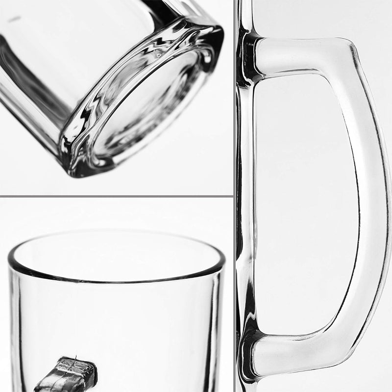 1000ml/34oz Large Beer Mug Super Mug Coffee Tea Glassware Durable Wine Tumbler