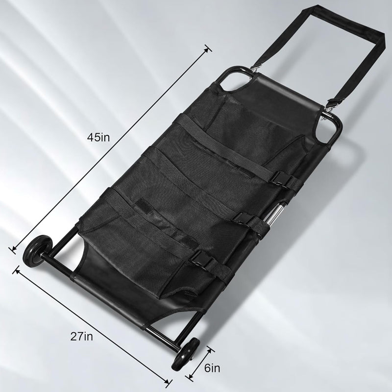 Animal Stretcher 45 x 22 Inch Pet Transport Stretcher 250lbs Large Dog Stretcher with Wheels