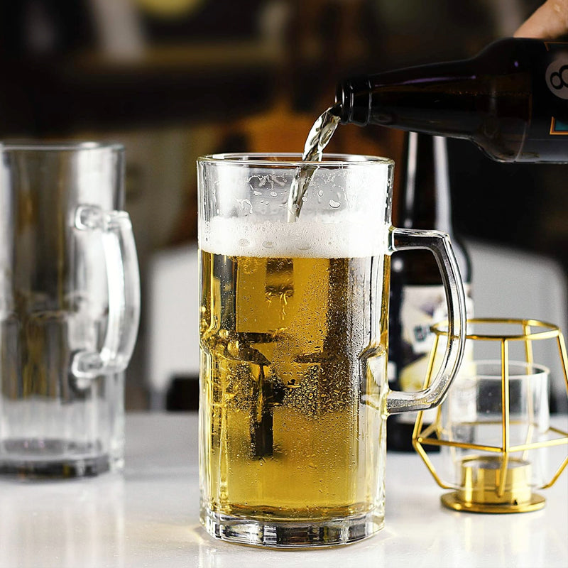 1000ml/34oz Large Beer Mug Super Mug Coffee Tea Glassware Durable Wine Tumbler