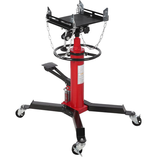 3/5 Ton/1322 lbs Transmission Jack 2 Stage Adjustable Hydraulic Transmission Jack Lift Hoist