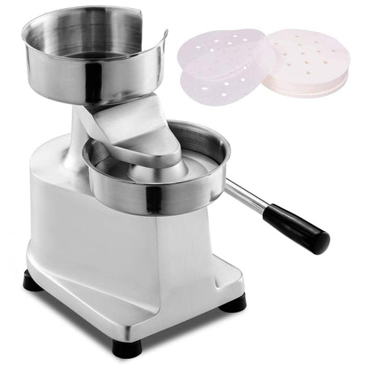 130mm/5inches Commercial Burger Patty Maker Hamburger Press Stainless Steel Bowl