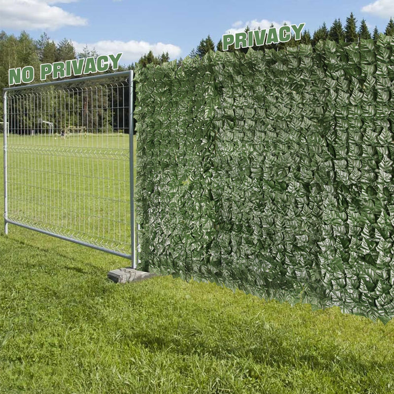 39" × 118" Ivy Privacy Fence UV Protected and Fade Garden Fence Hedge Wall Decoration Garden Screening