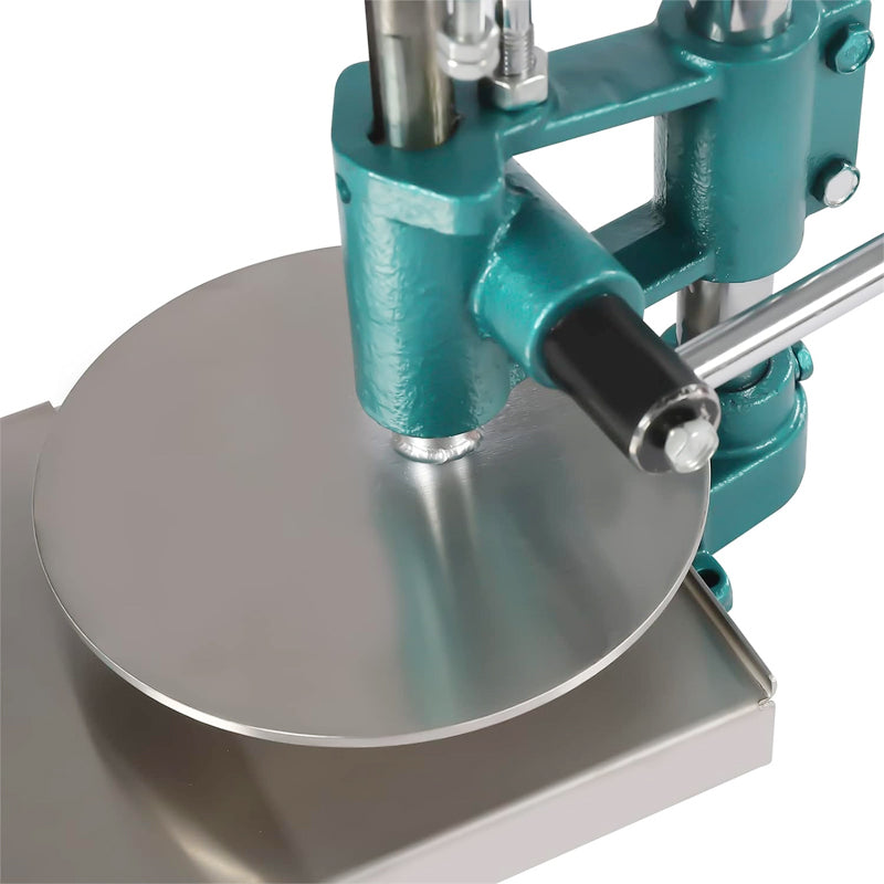 7.9'' Roller Dough Sheeter Manual Pizza Dough Press Machine Stainless Steel 304 Pasta Maker