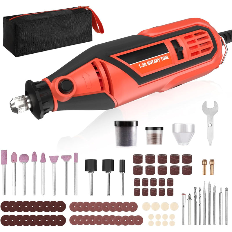 Power Rotary Tool Kit with 120 Pcs Accessories 8,000-35,000 RPM High Performance Motor