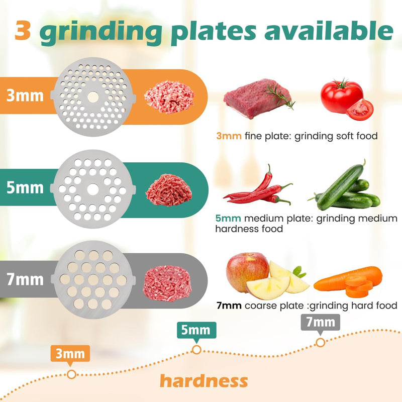 800W Electric Tomato Strainer All In One Cheese Grater Electric Meat Grinder Electric Vegetable Cutter