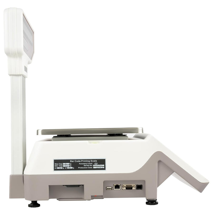 66 LB Label Printing Scale Pole Display LCD & LED Digital Electronic Price Computing Scale