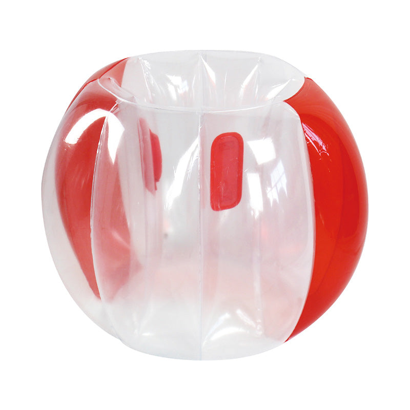 Inflatable Bumper Balls 2-Pack, 3FT,Durable PVC Human Hamster Bubble Balls for Outdoor Team Gaming Play,Red,Blue