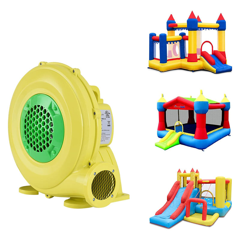 Commercial Inflatable Bouncer Blower 350W Air Blower Pump Fan Perfect for Inflatable Water Bounce House, Jumper, Bouncy Castle