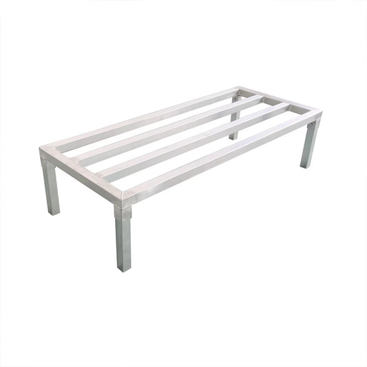 Heavy Duty Hotel Restaurant Kitchen Knock Down Durable Strong Dunnage Rack Space Saving Aluminum Dunnage Rack