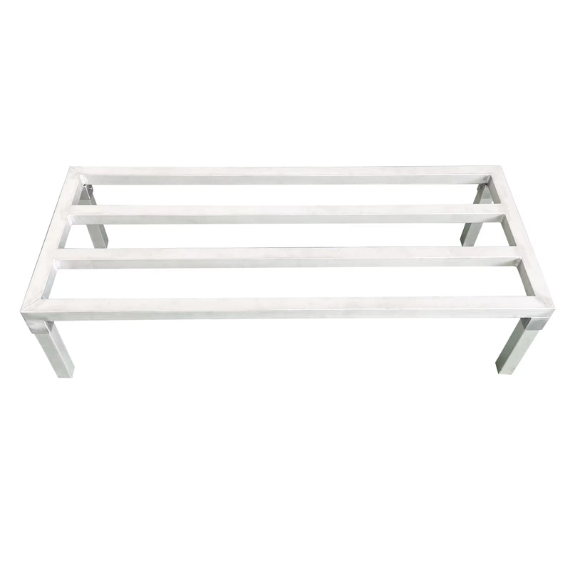 Heavy Duty Hotel Restaurant Kitchen Knock Down Durable Strong Dunnage Rack Space Saving Aluminum Dunnage Rack