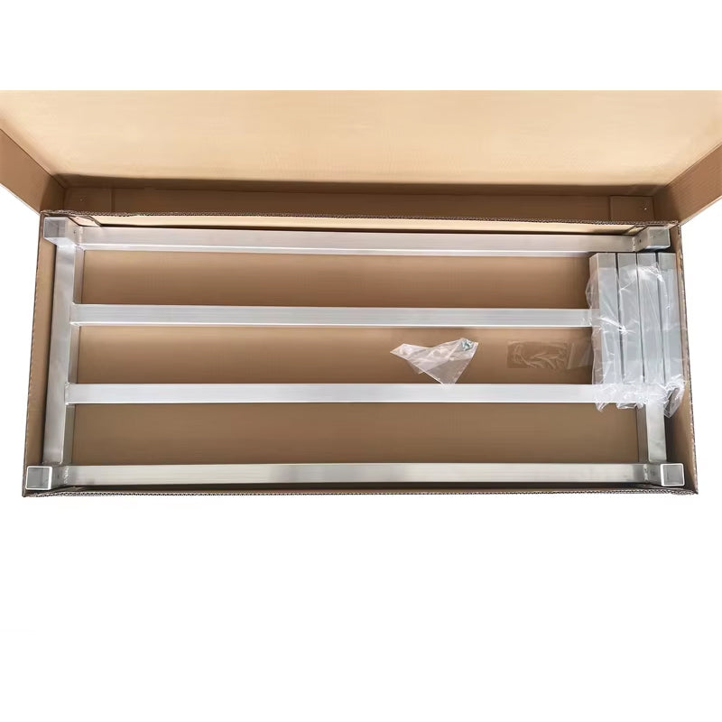 Heavy Duty Hotel Restaurant Kitchen Knock Down Durable Strong Dunnage Rack Space Saving Aluminum Dunnage Rack