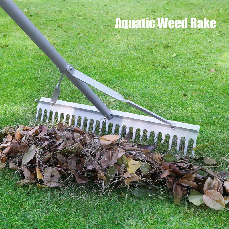 Aluminum Alloy Weeding Rake, Landscape Rake, Leaf Rake, Garden Rake, Flat Sand Rake