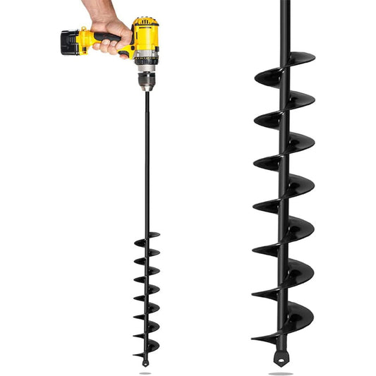 2 x32“ Auger Drill Bit for Planting Garden Drill Auger for Planting Bulbs for 3/8" Hex Drive Drill