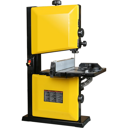 3 Amp 9" Band Saw, 2500FPM Benchtop Band Saw with Removable Safety Key, Cast Aluminum Table, Woodworking Steel Base