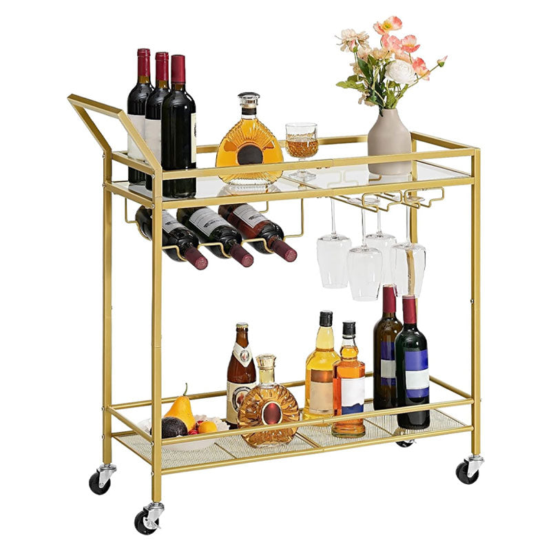 Restaurant Trolley,Shelf Gold Trolley,Bar Trolley