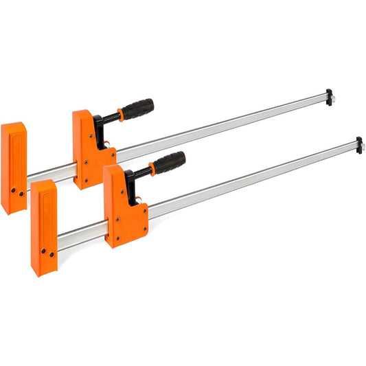 2-Pack 48 inch or 30 inch Bar Clamp Set Parallel Clamp Set  Even Pressure  High-strength Plastic and Carbon Steel