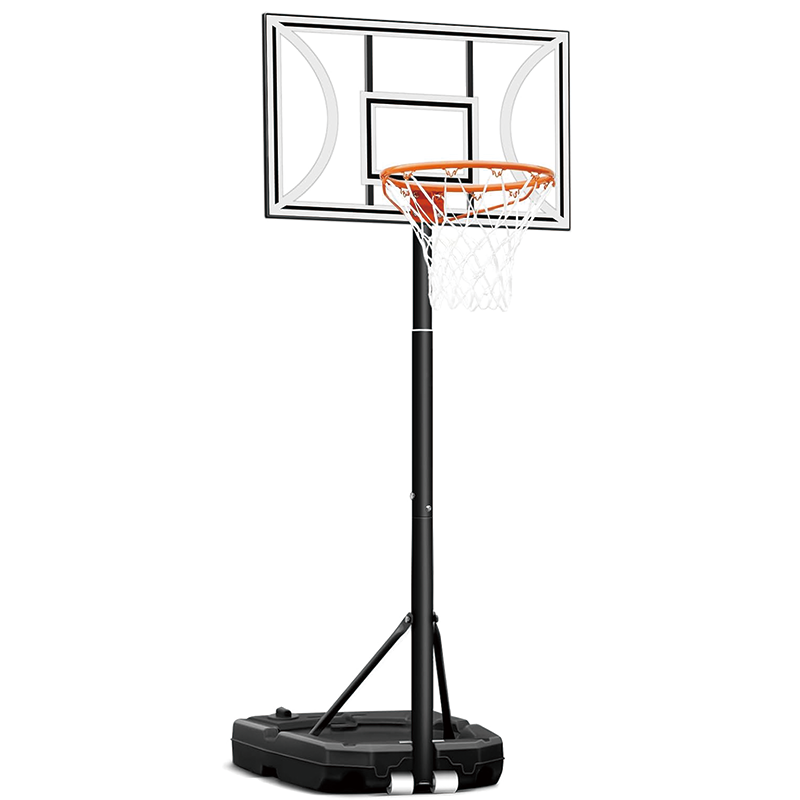 Basketball Hoop, 3 FT- 9 FT Adjustable Height Portable Backboard System, 32 in Backboard Indoor Portable Basketball Hoop for Outdoor/Indoor