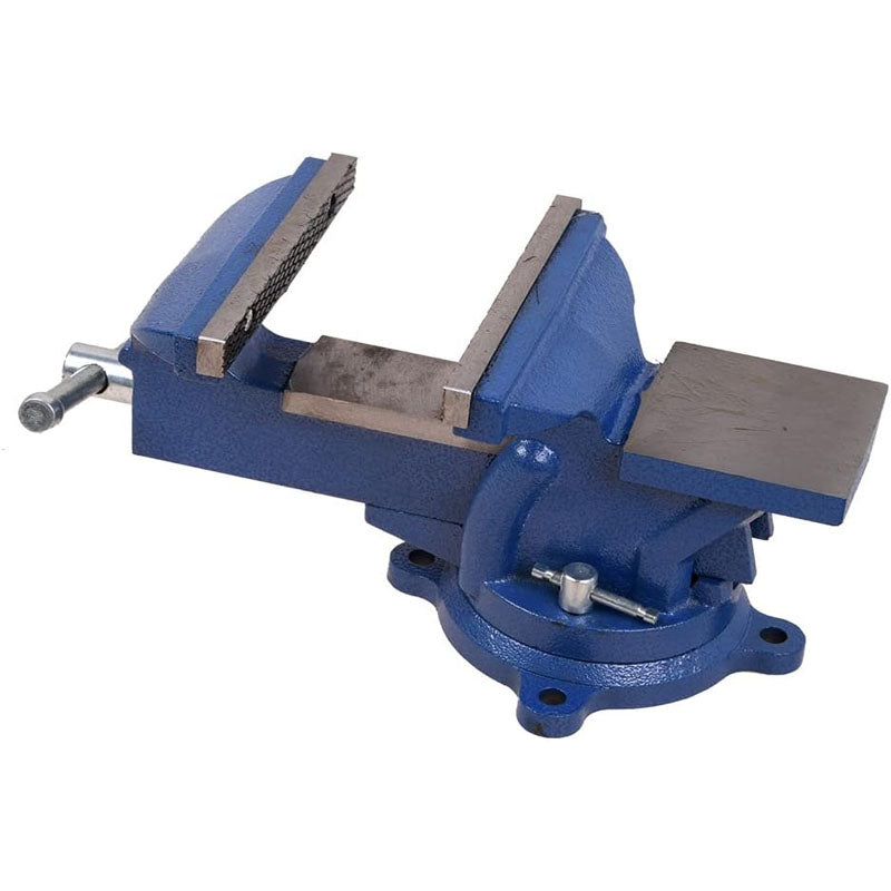 6 inch Heavy Duty Bench Vise  Pipe Vise Bench Vices Double Swivel Rotating Vise Head/Body Rotates 360°