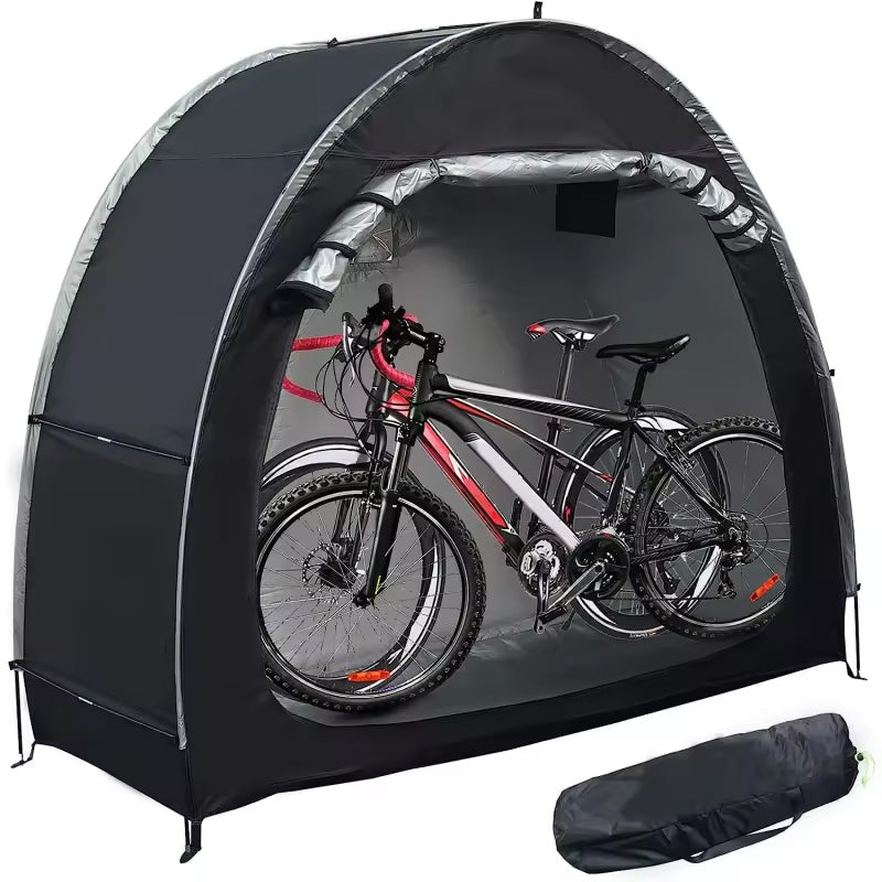 Multifunctional Ventilate Camping Tent For Bike Packing Bicycle Storage Tents 210D Oxford Portable For 2 Bikes Storage Shed Tent