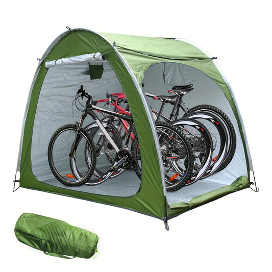 Outdoor Bike Covers Storage Shed Tent Outdoor Motorcycle Storage Shed Neat Tent Waterproof Storage Bicycle Cover For 4 Bikes