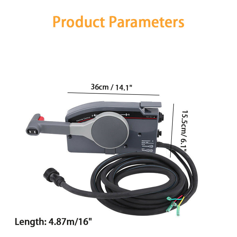 Marine Throttle Controller, Push Open The Control Box, Outboard Motor Accessories Pull Open The Remote Control Box